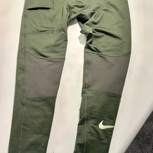 Nike Pro Olive Green Leggings - Picture 2 of 5